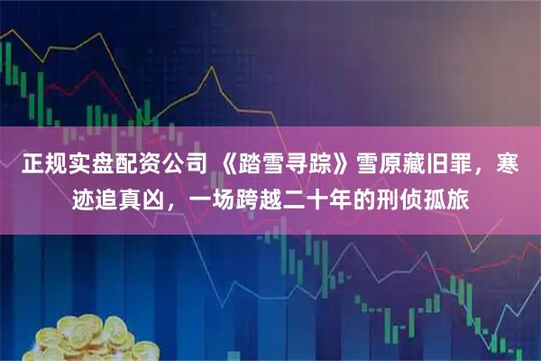 正规实盘配资公司 《踏雪寻踪》雪原藏旧罪，寒迹追真凶，一场跨越二十年的刑侦孤旅