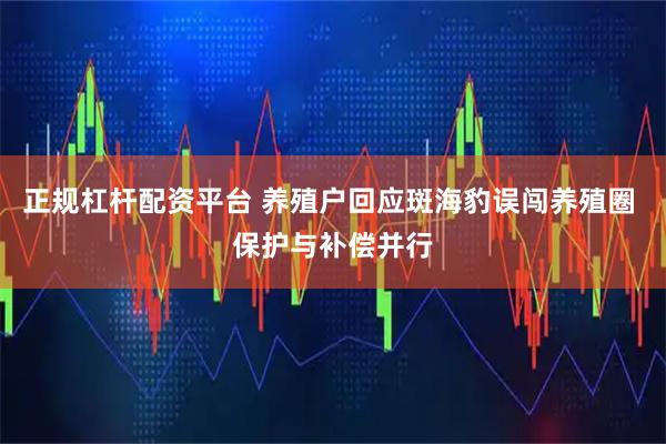 正规杠杆配资平台 养殖户回应斑海豹误闯养殖圈 保护与补偿并行